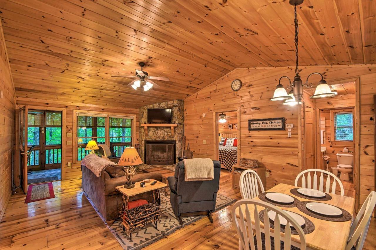 Pinot And Pine Chic Log Cabin About 5 Mi To Blue Ridge Eksteriør billede