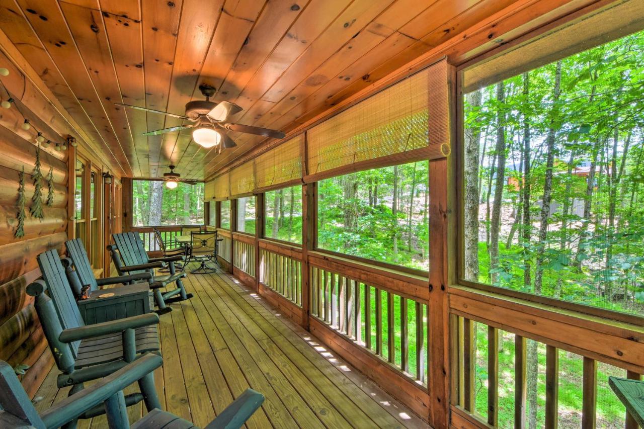 Pinot And Pine Chic Log Cabin About 5 Mi To Blue Ridge Eksteriør billede