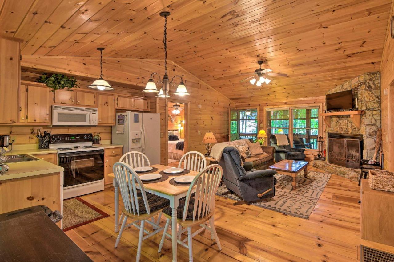 Pinot And Pine Chic Log Cabin About 5 Mi To Blue Ridge Eksteriør billede
