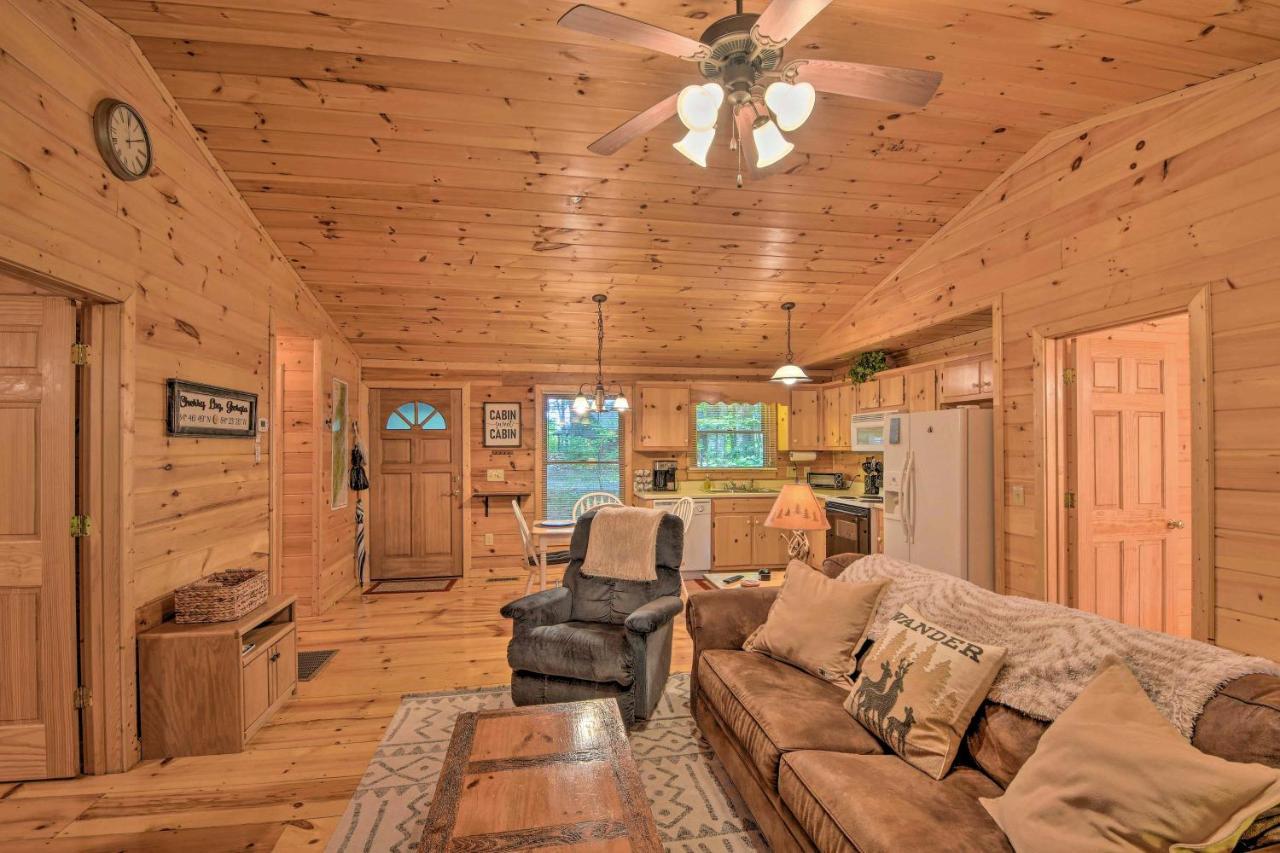 Pinot And Pine Chic Log Cabin About 5 Mi To Blue Ridge Eksteriør billede
