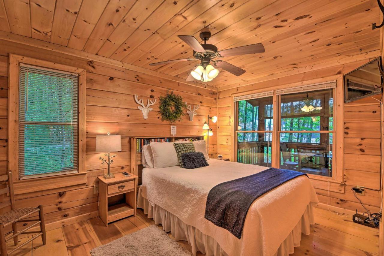 Pinot And Pine Chic Log Cabin About 5 Mi To Blue Ridge Eksteriør billede