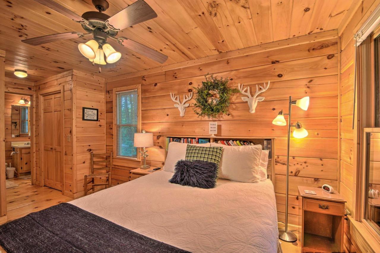 Pinot And Pine Chic Log Cabin About 5 Mi To Blue Ridge Eksteriør billede