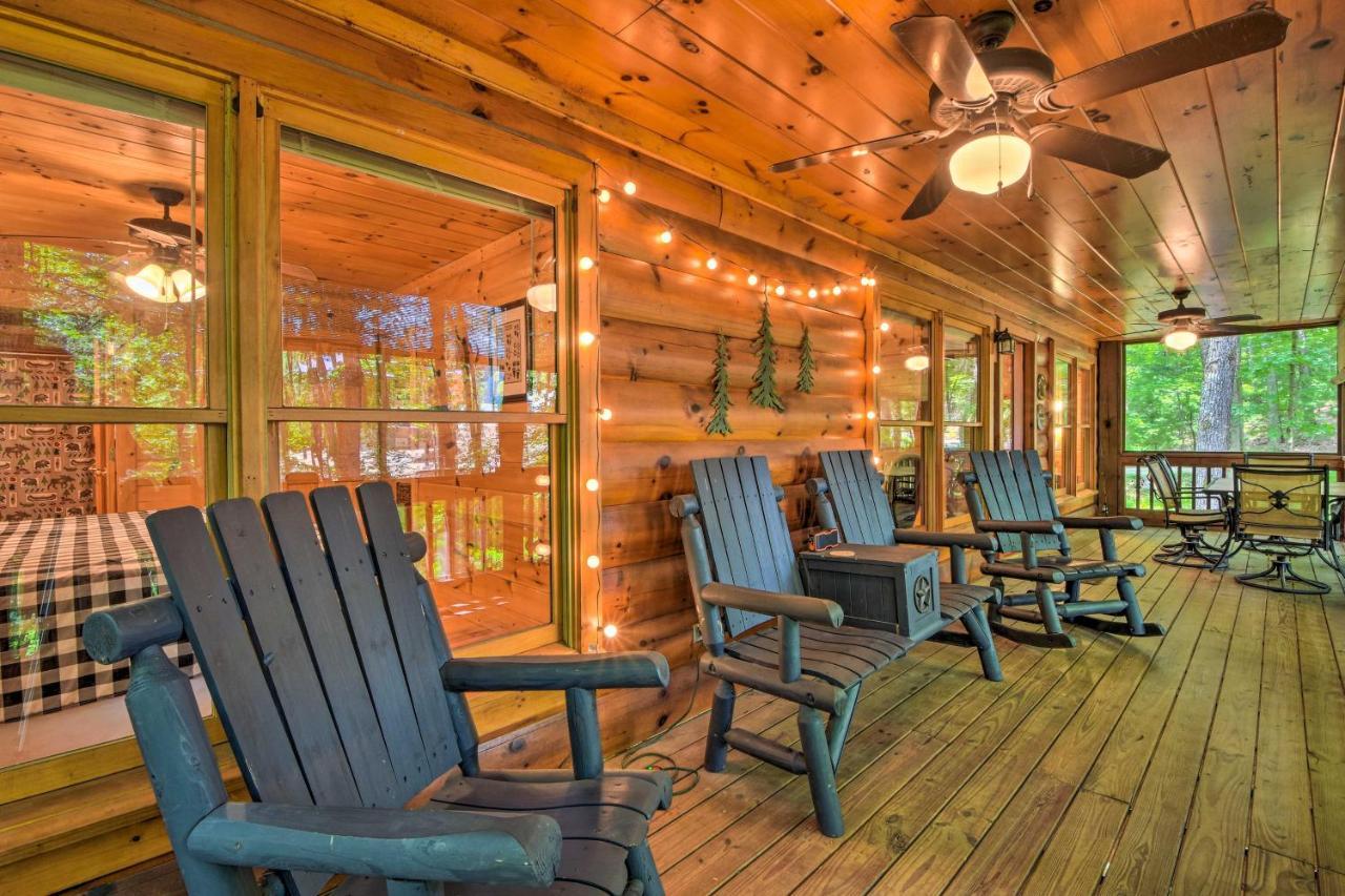 Pinot And Pine Chic Log Cabin About 5 Mi To Blue Ridge Eksteriør billede
