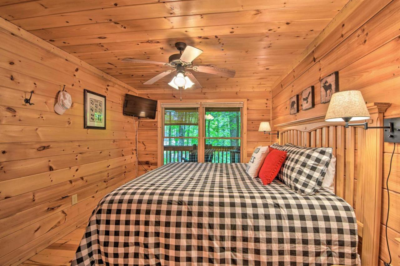 Pinot And Pine Chic Log Cabin About 5 Mi To Blue Ridge Eksteriør billede