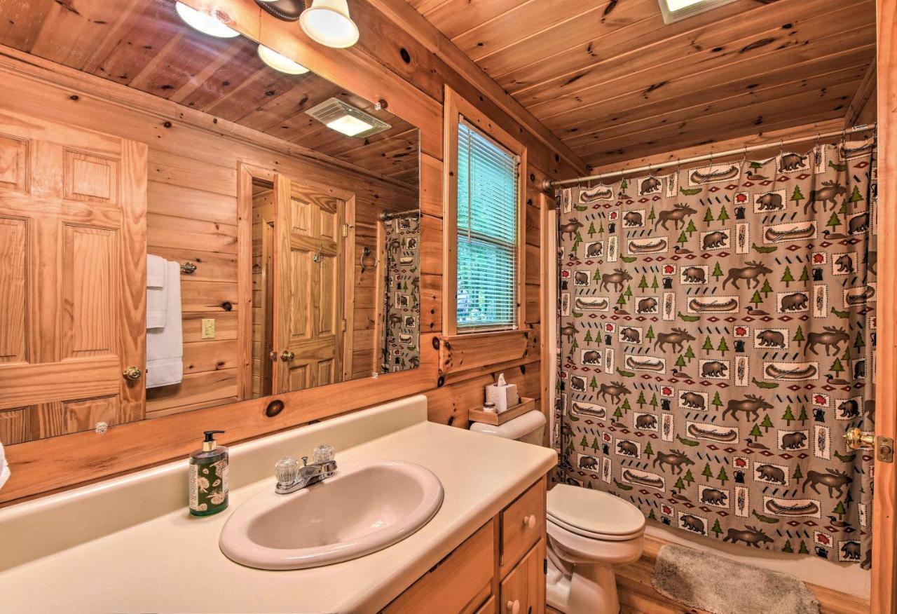 Pinot And Pine Chic Log Cabin About 5 Mi To Blue Ridge Eksteriør billede